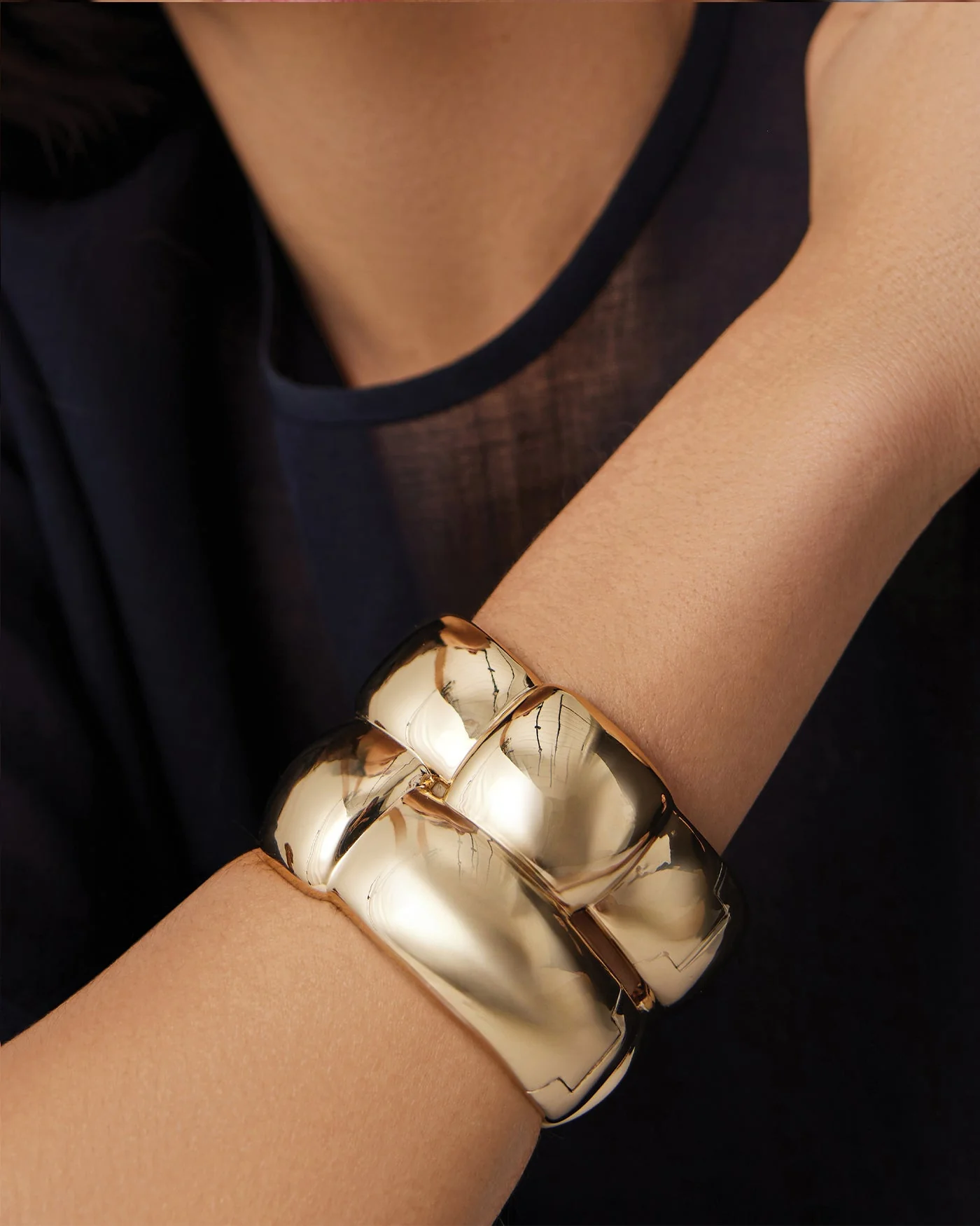 Mega Woven Square Bangle - Image 4