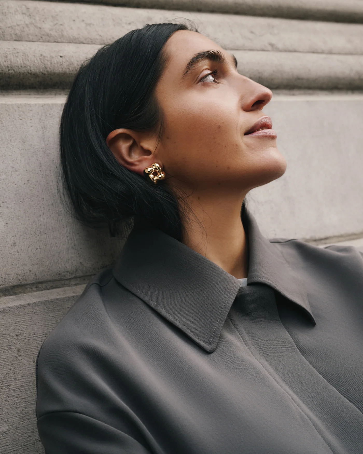 Small Woven Square Earrings - Image 6